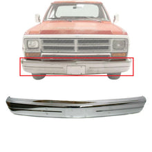 Load image into Gallery viewer, Front Bumper Face Bar Chrome Steel For 1986-1993 Dodge D250 W250