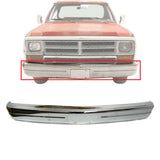 Front Bumper Face Bar Chrome Steel For 1986-1993 Dodge D250 W250