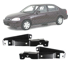 Load image into Gallery viewer, Front Bumper Side Stay Bracket Set Left and Right Side For 1996-2000 Honda Civic