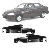 Front Bumper Side Stay Bracket Set Left and Right Side For 1996-2000 Honda Civic