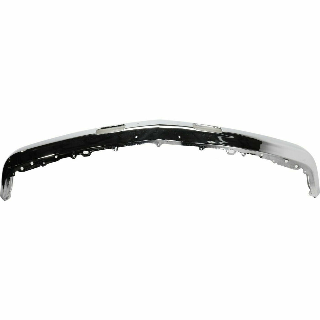 Front Bumper Face Bar Chrome Steel w/ Air Intake Holes For 1988-2000 Chevrolet