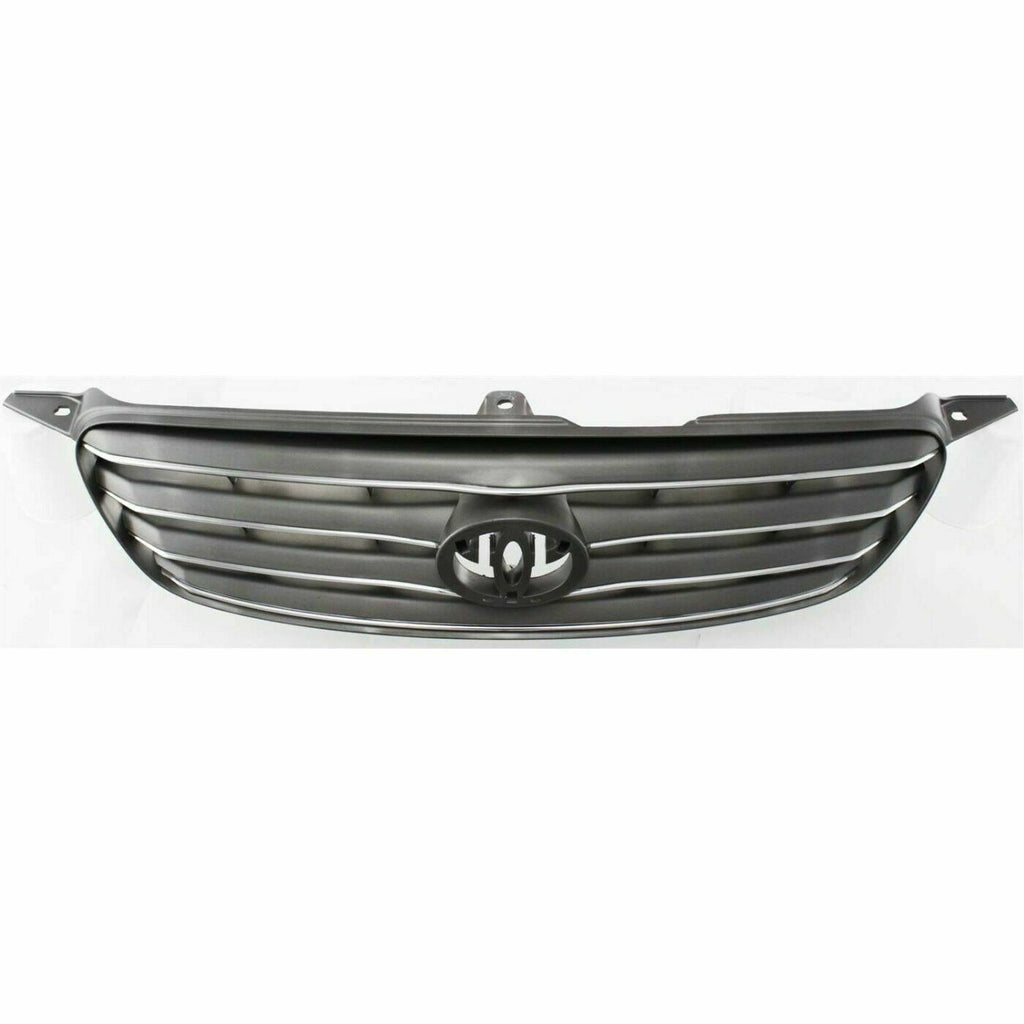 Grille Assembly Primed Shell & Insert For 2003-2004 Toyota Corolla