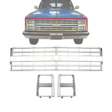 Load image into Gallery viewer, Silver Grille &amp; Headlight Bezels For 85-88 Suburban / 85-87 Chevrolet C/K Series