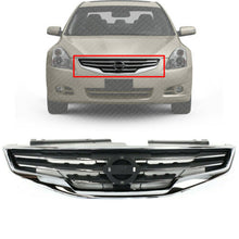 Load image into Gallery viewer, Front Grille Chrome with Black Insert Plastic For 2010-2012 Nissan Altima Sedan