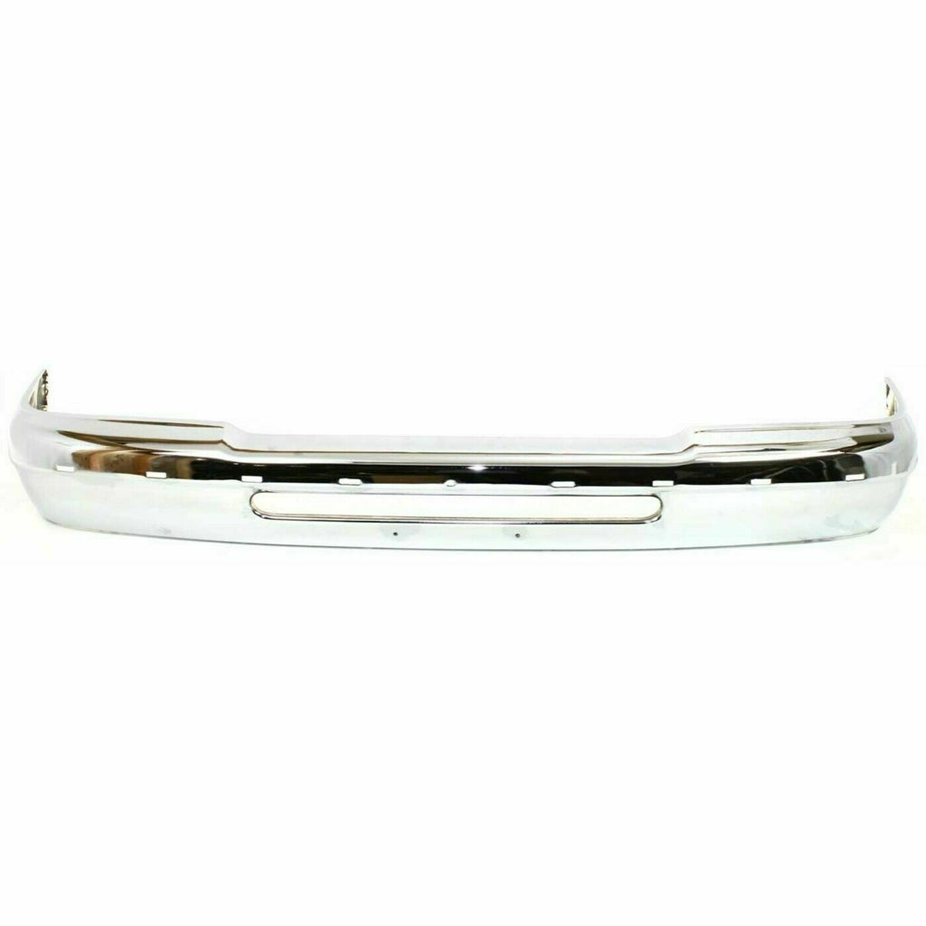 Front Bumper Chrome with Molding Holes For 1993-1997 Ford Ranger