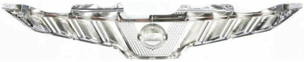 Front Grille Chrome Shell With Black Insert Plastic For 2009-2010 Nissan Murano