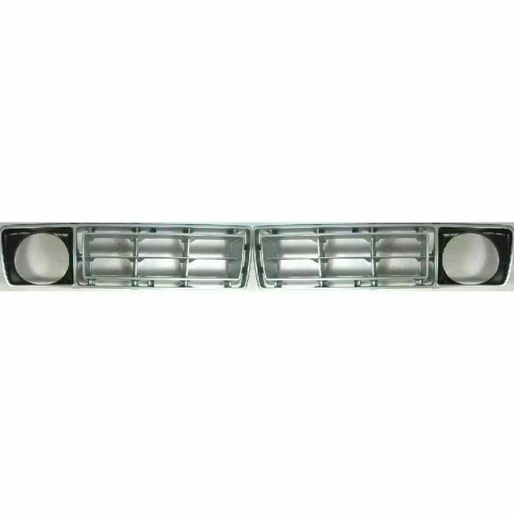 Front Grille Set of 2 Plastic For 1976-1977 Ford F-100 F-150 F-250 F-350 F-500