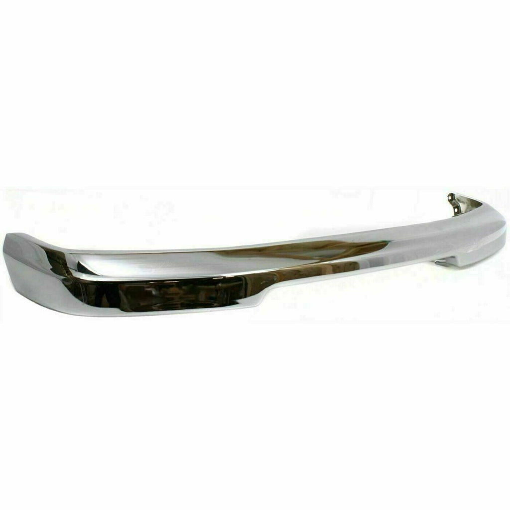 Bumper Chrome + Upper Filler + Valance + Brackets For 1998-2000 Nissan Frontier