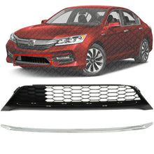 Load image into Gallery viewer, Front Bumper Grille + Lower Molding Chrome For 2016-2017 Honda Accord