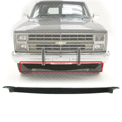 Front Lower Valance Primed W/o Tow Hook Holes For 1981-1987 Chevy C/k / Suburban