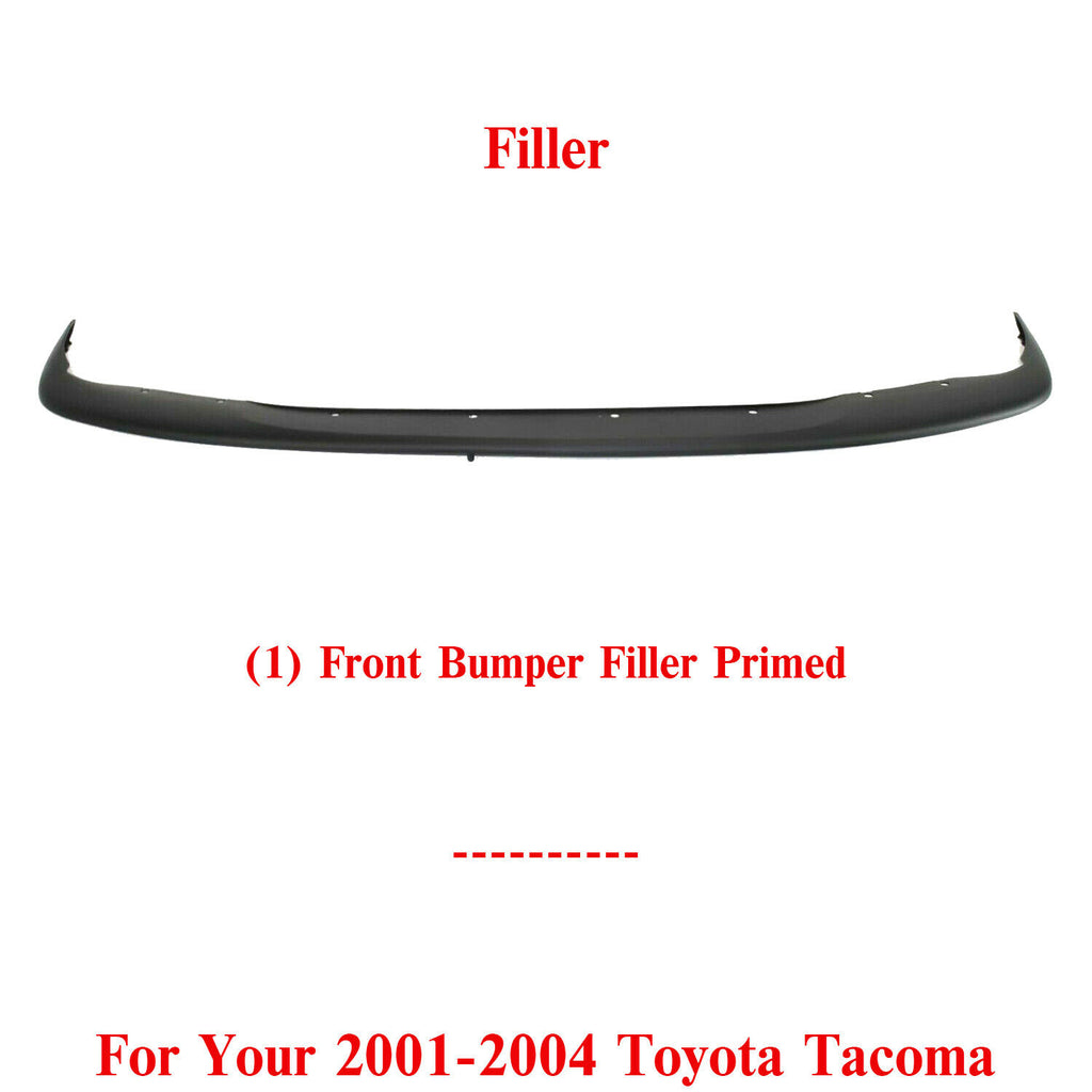 Front Bumper Upper Filler Primed For 2001-2004 Toyota Tacoma