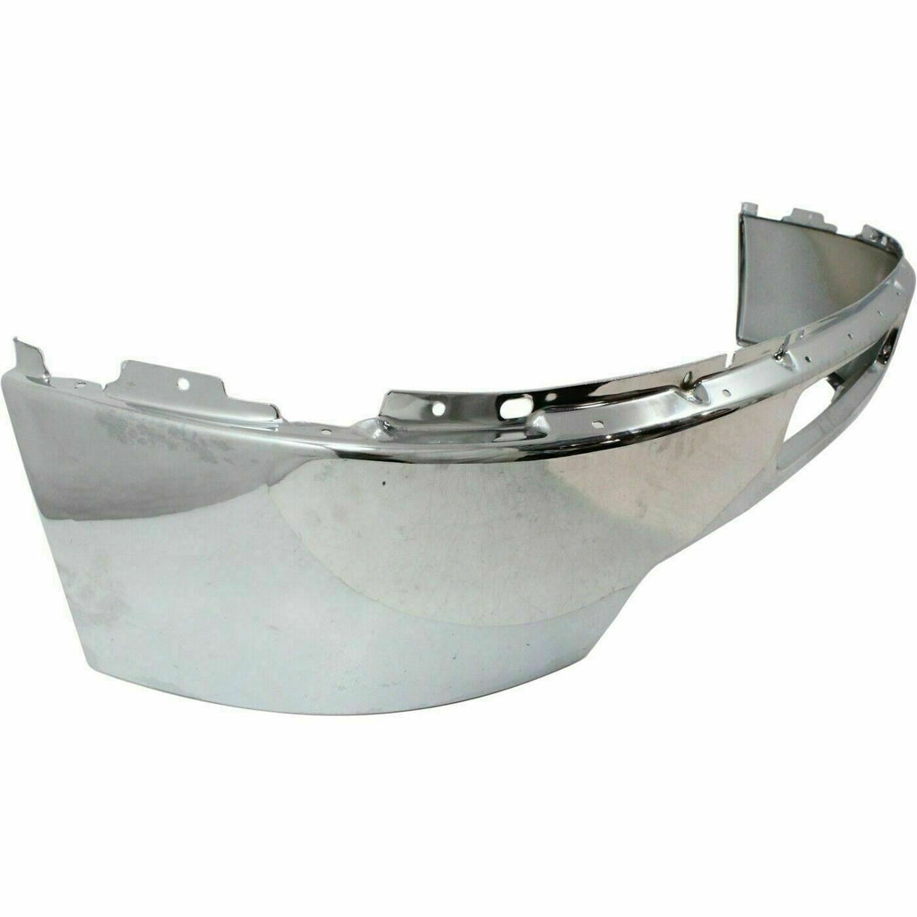 Front Bumper Chrome Kit with Brackets For 2011-14 Chevy Silverado 2500HD 3500HD