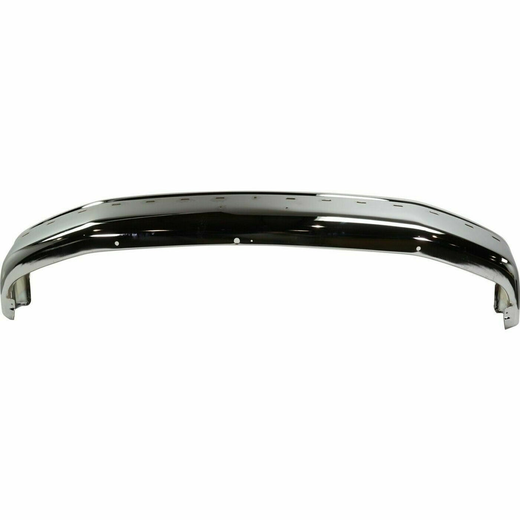 Front Bumper Chrome With Molding Holes For 1992-96 Ford F-150 1997 F-250 F-350