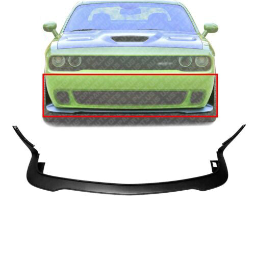 Front Bumper Lower Valance Textured For 2015-2022 Dodge Challenger Hellcat Model