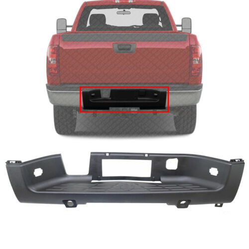 Rear Bumper Center Step Pad Textured For 2007-2013 Chevy 1500 2500-3500HD