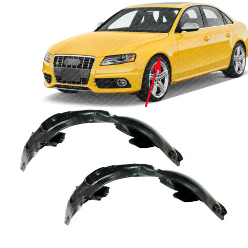 Front Fender Liner Left & Right Side For 2009-2012 Audi A4 / A4 Quattro / S4