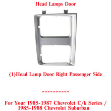 Load image into Gallery viewer, Front Head Lamp Door Right Side For 1985-87 Chevy C/K Series / 1985-88 Suburban