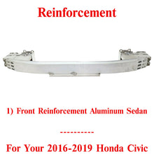 Load image into Gallery viewer, Front Bumper Face Bar Reinforcement Cross Member For 2016-2019 Honda Civic