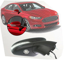 Load image into Gallery viewer, Power Mirror Right Side Manual Fold Paintable For 2013-2016 Ford Fusion