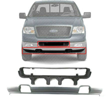Load image into Gallery viewer, Front Lower Valance Primed + Bumper Grille Center Textured For 04-05 Ford F-150
