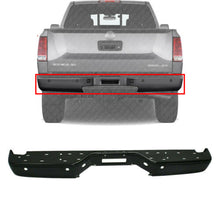 Load image into Gallery viewer, Rear Step Bumper with Park Sensor Holes Steel Primed For 2004-2015 Nissan Titan