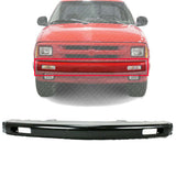 Front Bumper Primed Steel w/o License Bracket holes For 1994-1997 Chevrolet S10