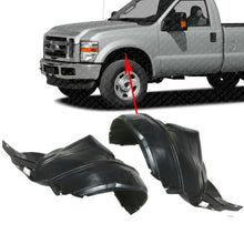 Load image into Gallery viewer, Front Fender Liner Splash Shield LH+RH For 05-07 Ford Super Duty 04-05 Excursion
