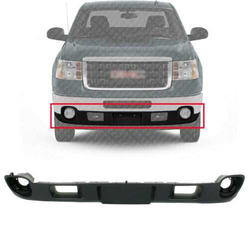 Front Lower Valance Air Deflector Primed For 2011-2014 GMC Sierra 2500HD 3500HD