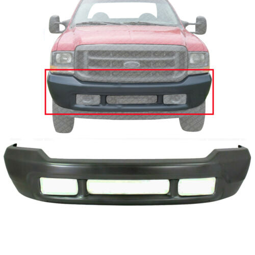 Front Bumper Face Bar Primed Steel For 1999-2004 Ford F250 F350 Super Duty