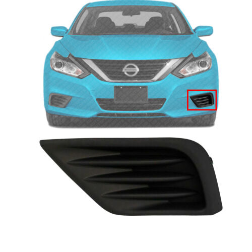 Front Fog Lamp Cover Textured Left Driver Side For 2016-2018 Nissan Altima