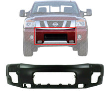 Load image into Gallery viewer, Front Bumper Face Bar Primed Steel For 2008-2015 Nissan Titan