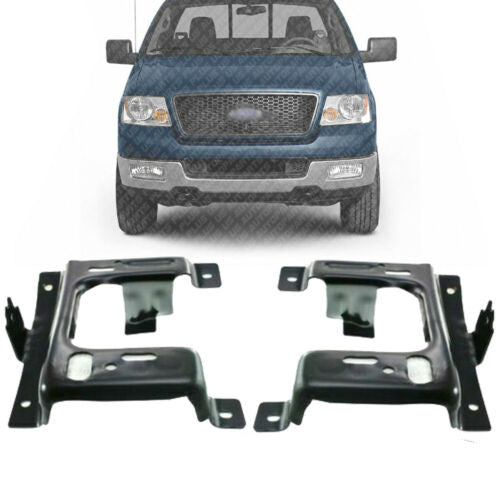 Front Bumper Brackets Left Driver & Right Passenger Side For 2006-08 Ford F-150