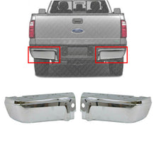 Load image into Gallery viewer, Rear Step Bumper Face Bar Chrome Right &amp; Left Side For 08-16 F-Series Super Duty