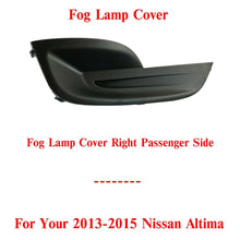 Load image into Gallery viewer, Front Right Passenger Side Fog Lamp Cover Textured For 2013-2015 Nissan Altima