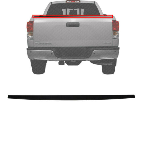 Rear Tailgate Cover Cap Molding Textured Black For 2007-2013 Toyota Tundra