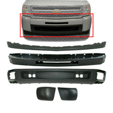 Load image into Gallery viewer, Front Bumper Primed Steel Face Kit For 2007-2013 Chevy Silverado 1500 Series