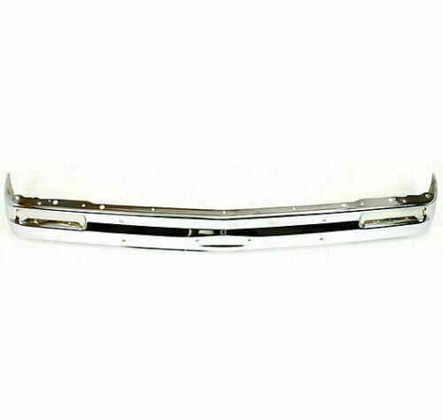 Front Bumper Chrome w/o Molding Holes For 1983-90 Chevrolet S10 Blazer / GMC S15