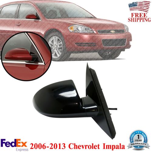 Power Mirror Right Passenger side Paintable For 2006-2013 Chevrolet Impala