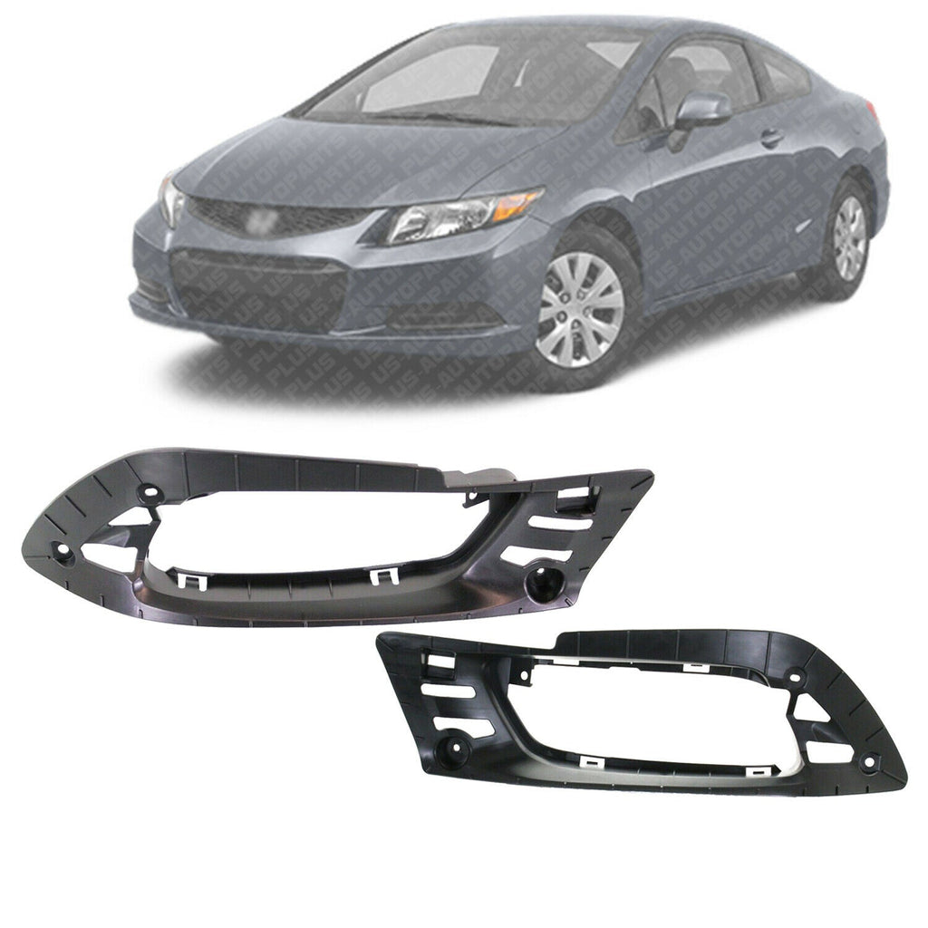 Set of 2 Fog Light Bracket Left & Right Side For 2012 Honda Civic Sedan - US AUTO PARTS PLUS