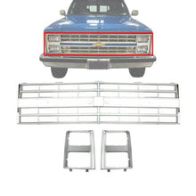 Load image into Gallery viewer, Silver Grille &amp; Headlight Bezels For 85 - 88 Suburban / 85 - 87 Chevrolet C/K Series - US AUTO PARTS PLUS