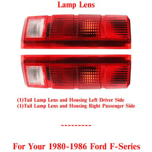 Load image into Gallery viewer, Tail Lamp Lens Left Driver &amp; Right Passenger Side For 80 - 86 Ford Bronco F - Series - US AUTO PARTS PLUS
